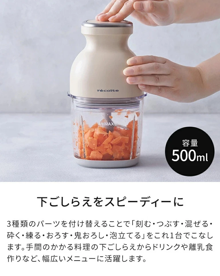 Recolte Cordless Capsule Cutter Bonne RCP-7 Cream White 8 roles in 1 machine - Image 2 of 4