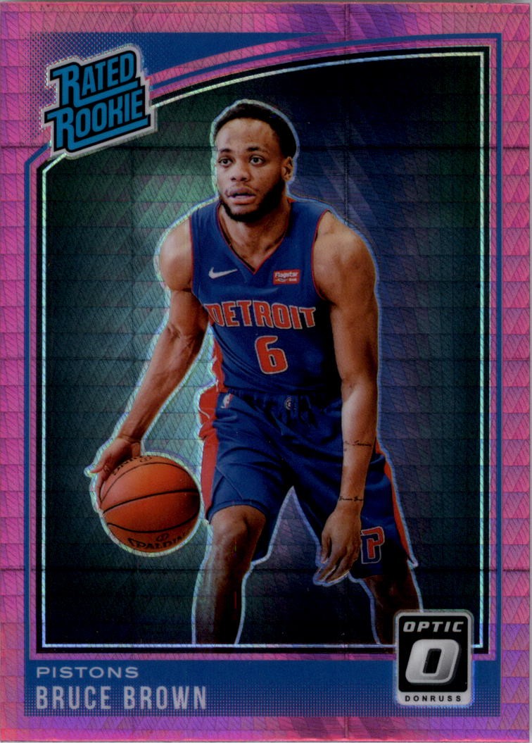 2018-19 Donruss Optic Hyper Pink #161 Bruce Brown RR - BSK