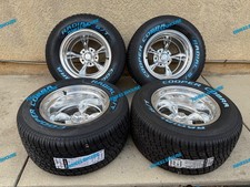 15x10 American Racing Vn515 Polished Wheels Rims Cooper Tires Chevy C10 5x127 Ob