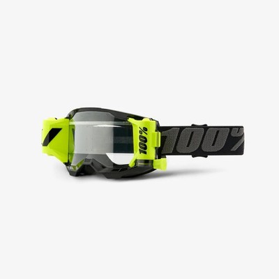 100% MX | MTB Brille - Strata-2 FORECAST Roll-Off System (SCHWARZ)