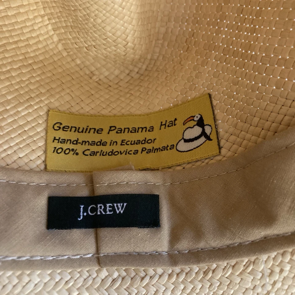 Sombrero de Panamá para mujer J.Crew talla M-S Foto 2 de 4