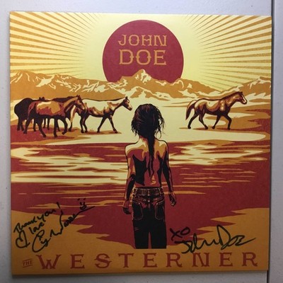 John Doe Signed Westerner Vinyl LP