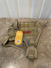 OneTigris Adjustable Tactical Dog Harness w Handle Full Body Dog Vest M Camo