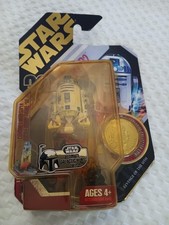 Star Wars R2-D2 30th Anniversary Gold Coin Figure  04 NEW Revenge Of The Sith