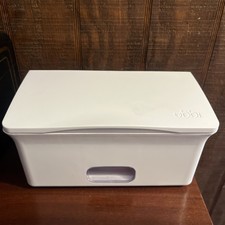 Ubbi Baby Wipes Dispenser, Case, Baby Wipes with Weighted Plate