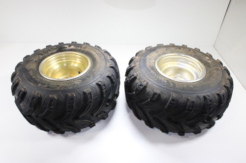 2 x rear OEM FACTORY aluminum wheels rims 4x115 Yamaha Banshee Warrior GOLD V01