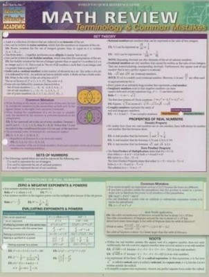 Ken Yablonsky Math Review: Terminology & Common Mistakes (Poster)