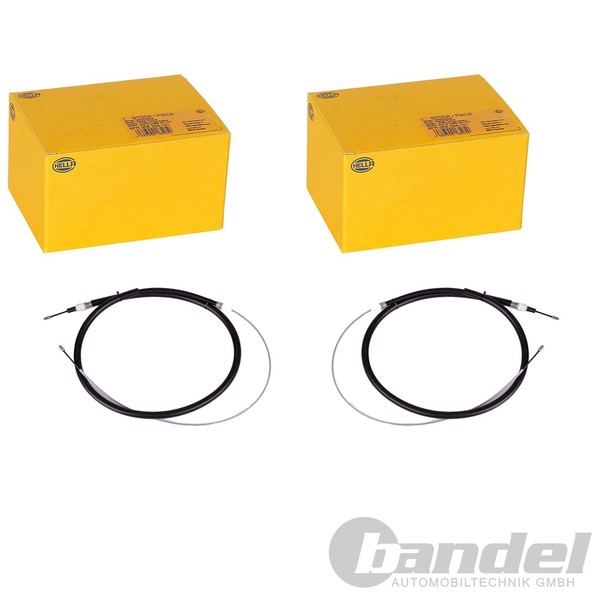 2X Hella Handbremsseile Passend FüR Peugeot 308-image