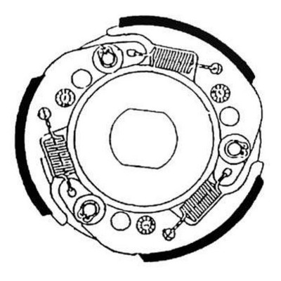 Brenta Clutch Impeller 107mm Brenta Moto Peugeot Elyseo 50 45mph 50 2002 4032