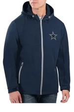 NFL Dallas Men's Microfleece Soft Shell Hooded Jacket Cowboys