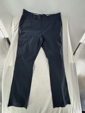 Orvis Tech Stretch Water Resistant Zip Cargo Blue Nylon Pants Men 38