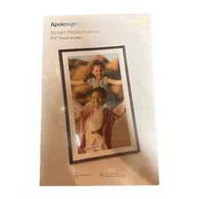 ApoloSign Digital Picture Frame Powered by Nixplay, 15.6" Large WiFi Digital Pho