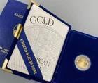 1998 W US Mint 1/10thozt .9995 Proof Gold $5 Eagle Coin w/ogp L25315