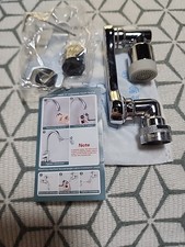 1080  Swivel Faucet Extender, Sink Water Faucet Aerator Extension in Brass