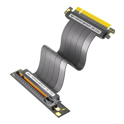 PCIE 4.0 Verlängerungskabel, 16x Geschirmtes High Speed GPU Riser Kabel mit7293