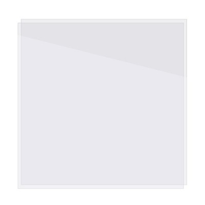 2Pcs 12''x12'' PET Vent Covers Floor Wall Air Registers Cover Vent Blocker Clear