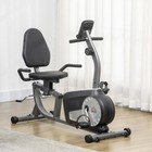 Indoor Exercise Bike with LCD Display, Quiet 8-Level Magnetic Resistance