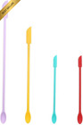 Mini Silicone Spatula Set, Small Silicone Spatula for Makeup, Thin Jar Scraper f