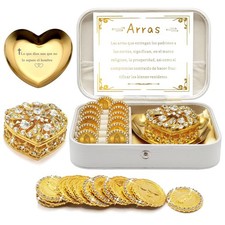 Arras Para Boda Catolica, Wedding Coins Arras De Boda Set with 13 Virgen De G