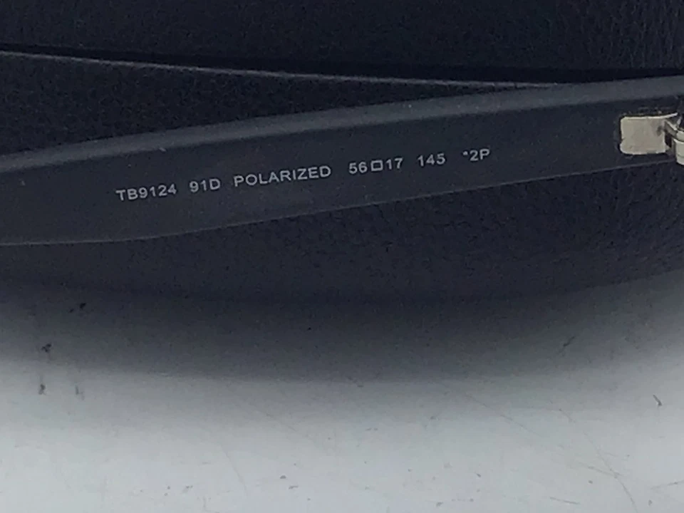 Gafas de sol Timberland TB9124 56-17-145 negras rectangulares polarizadas X3 Foto 3 de 4