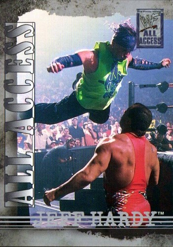 2002 Fleer WWF WWE All Access Wrestling Card #10 Jeff Hardy 🔥 - Picture 1 of 2