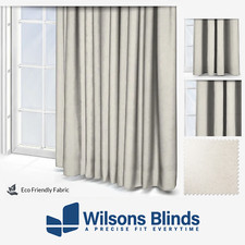 Curtains (Pair) - Made To Measure - Thermal Lining - Pencil Pleat - Plain Linen