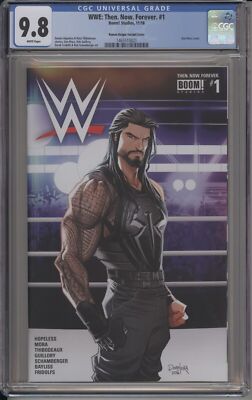 WWE: THEN. NOW. FOREVER. #1 - CGC 9.8 - DAN MORA ROMAN REIGNS VARIANT