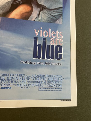 VIOLA ARE BLU Poster film teatrale originale 1986 SISSY SPACEK - Foto 4 di 6