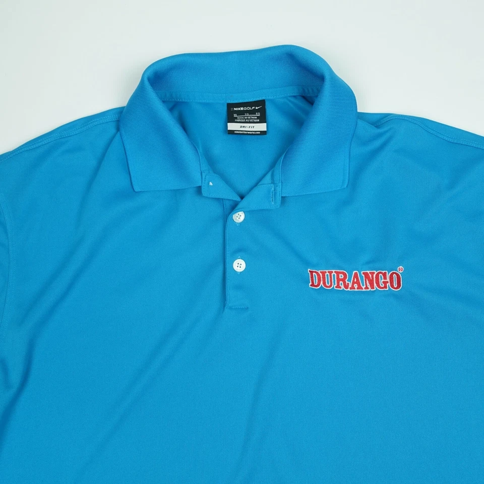 Men’s Nike Golf Tour Durango SS Golf Polo XL  Teal - Image 2 of 3
