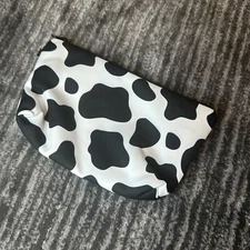 Makeup Travel Bag Cow Organizer Cosmetic Bag Travel Toiletry Bag Zip Storage US