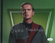 DAVID FRANKHAM Signed STAR TREK Larry Marvik 8x10 Photo Autograph JSA COA CERT