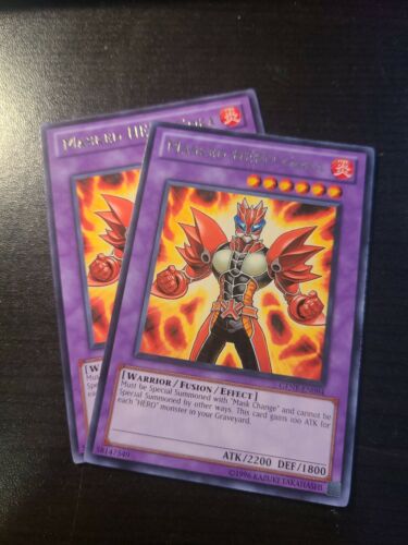 2 x Masked HERO Goka - GENF-EN094 - Rare - Unlimited Edition Near Mint, y7 - Picture 1 of 1