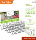 Easy-Install 10ft Stainless Steel Bird Spikes - Effective Pest Control Solution