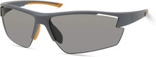 Timberland TBA9274 20D Matte Gray Polarized Half-Rim Sunglasses Frame 74-14-125