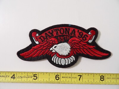 NEW - 1996 - DAYTONA BIKE WEEK = 55th MOTORCYCLE PATCH Eagle