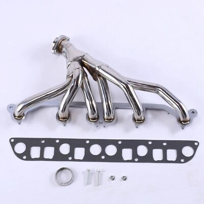 For 1991-1999 Jeep Wrangler Cherokee 4.0L L6 TJ YJ Stainless Manifold Header - Bild 1 von 4