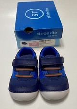 Stride rite Baby Boys Soft Motion Kylin Sneaker Navy 3 W Infant New