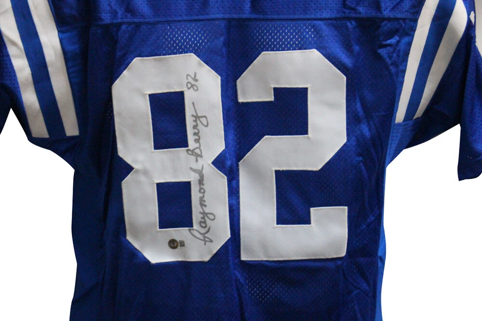 Raymond Berry Signed Baltimore Colts Wilson Proline Blue 48 Jersey BAS 33601 - Image 3 of 4