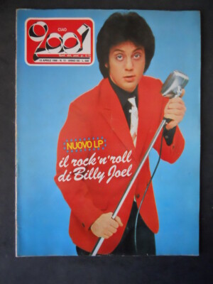 CIAO 2001 15 1980 BILLY JOEL  LEANO MORELLI IAN GILLAN DEEP PURPLE [G892]
