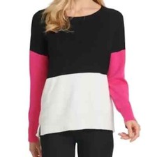 DKNY Women's Small Colorblocked Sweater Top NEW
