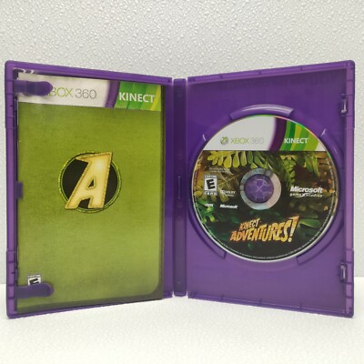 Kinect Adventures XBOX 360 Connect Sensor Video Game 