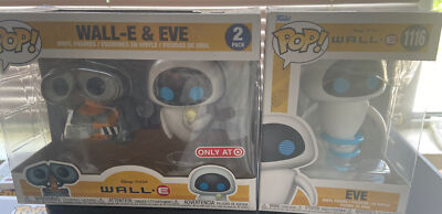 Funko Pop! Disney Pixar Wall-E and Eve, 2 Pack Target Exclusive Vinyl  Animation