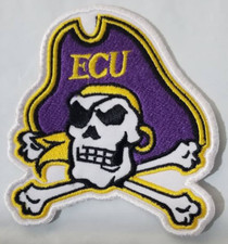 East Carolina University Pirates ECU Embroidered Patch approx 3x3.5