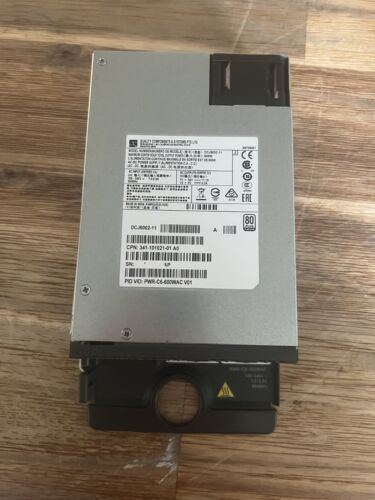 Cisco PWR-C6-600WAC Catalyst 9000 Switch Power Supply - Bild 2 von 3