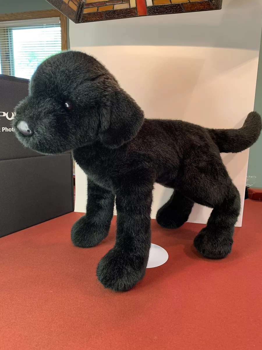 Stuffed black 2024 lab dogs