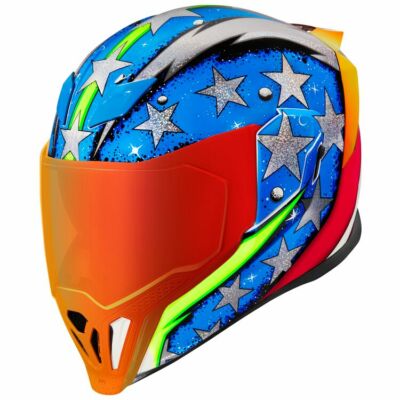 Icon Airflite Space Force Full Face Motorcycle Helmet Glory Size