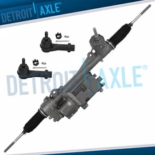 3pc Electric Steering Rack and Pinion Outer Tie Rods for 2015-2016 Ford Mustang