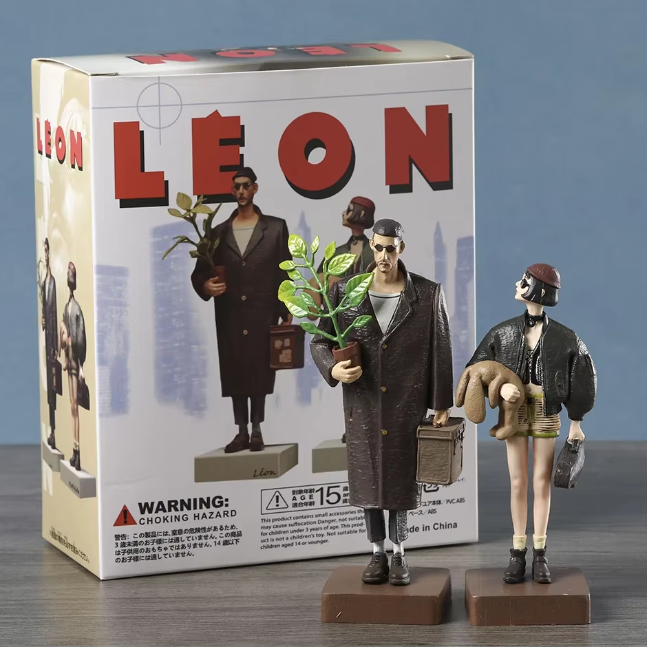 2Pcs the Professional Leon Mathilda PVC Figure Toy Statue