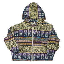 VTG 90s Speedo Abstract All Over Print Hooded...