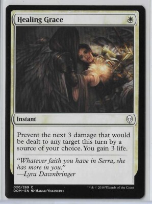 MTG Healing Grace Dominaria (DOM) Common Magic Card #020/269 Unplayed